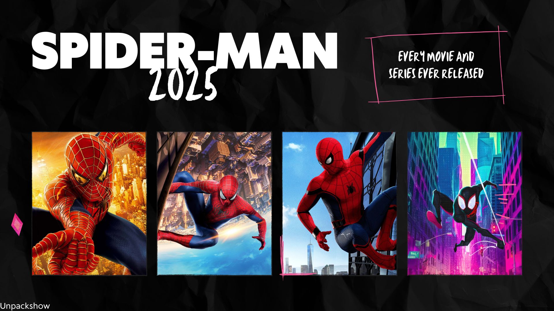 spiderman movies and series